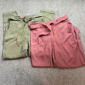 TWO Pairs Lauren Conrad Trousers // Size M